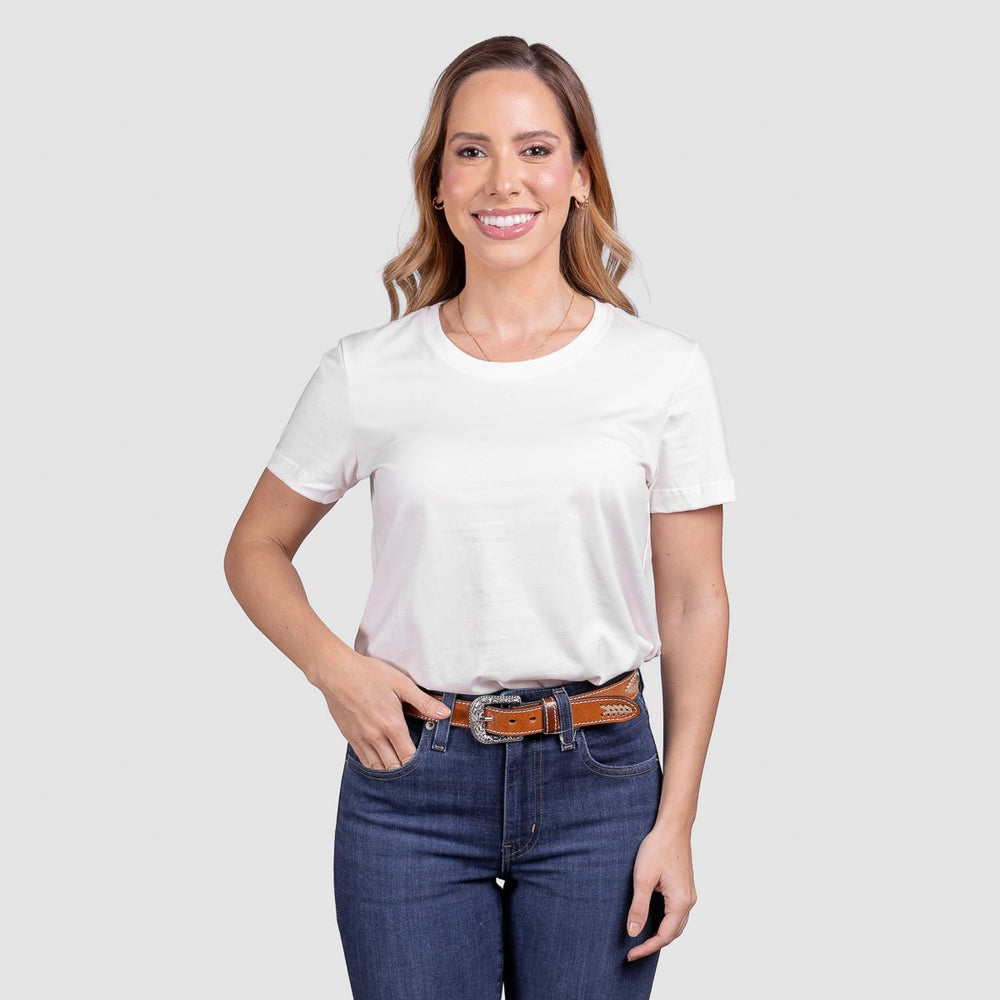 Camiseta Feminina Strut Algodão Pima - Off White - Strut