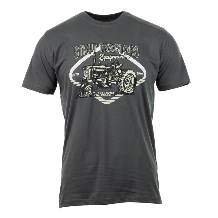 Camiseta Gola Careca Strut Tractors Cinza - Strut