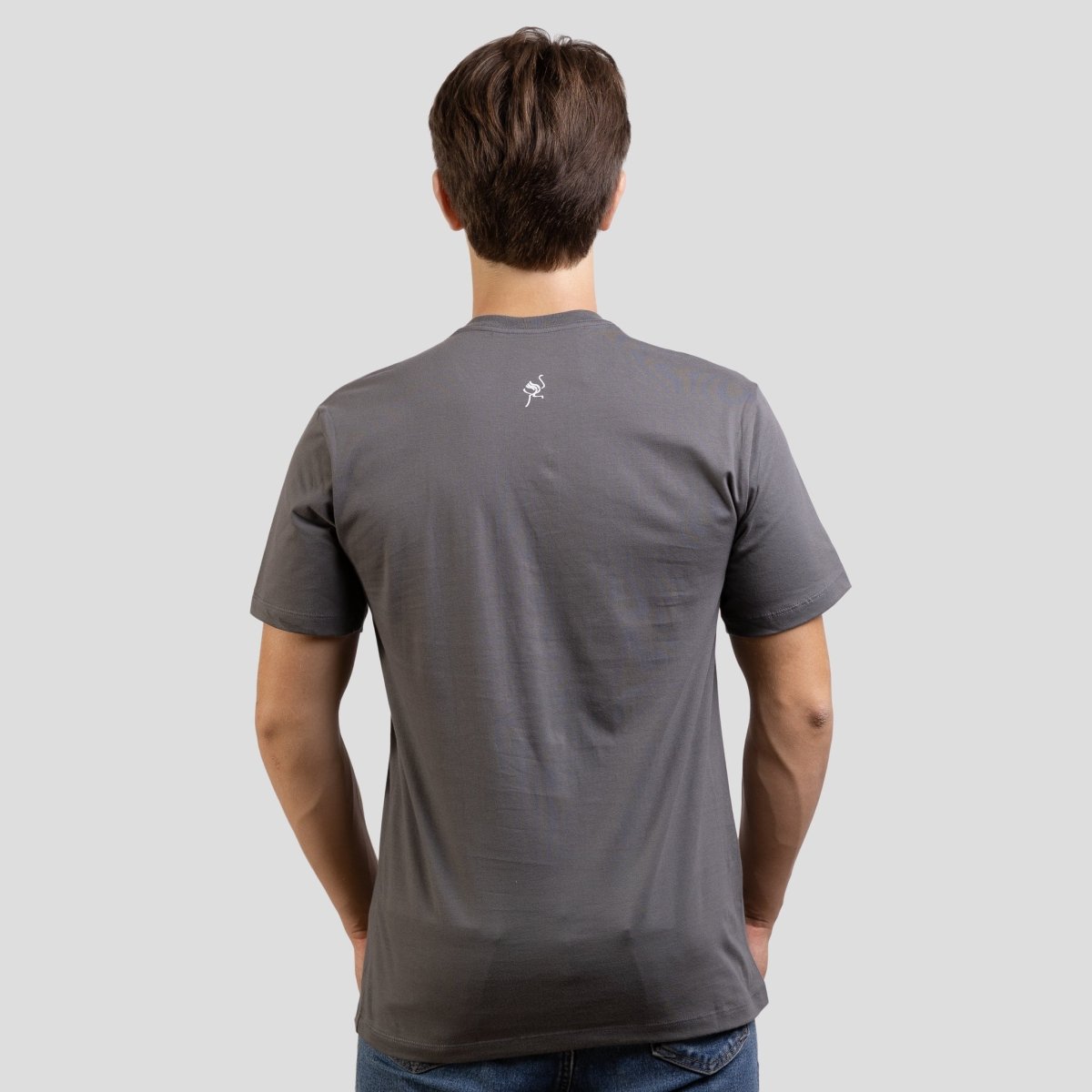 Camiseta Gola Careca Strut Tractors Cinza - Strut