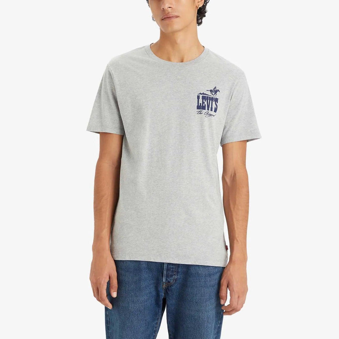 Camiseta Levi's® Graphic Set-in Neck Cinza Manga Curta - Strut