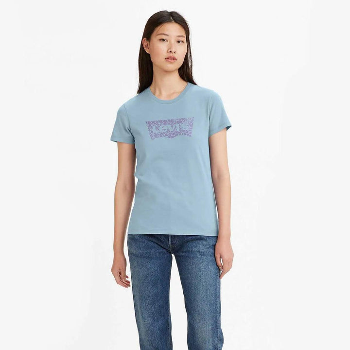 Camiseta Levi's® The Perfect Azul Claro Manga Curta - Strut