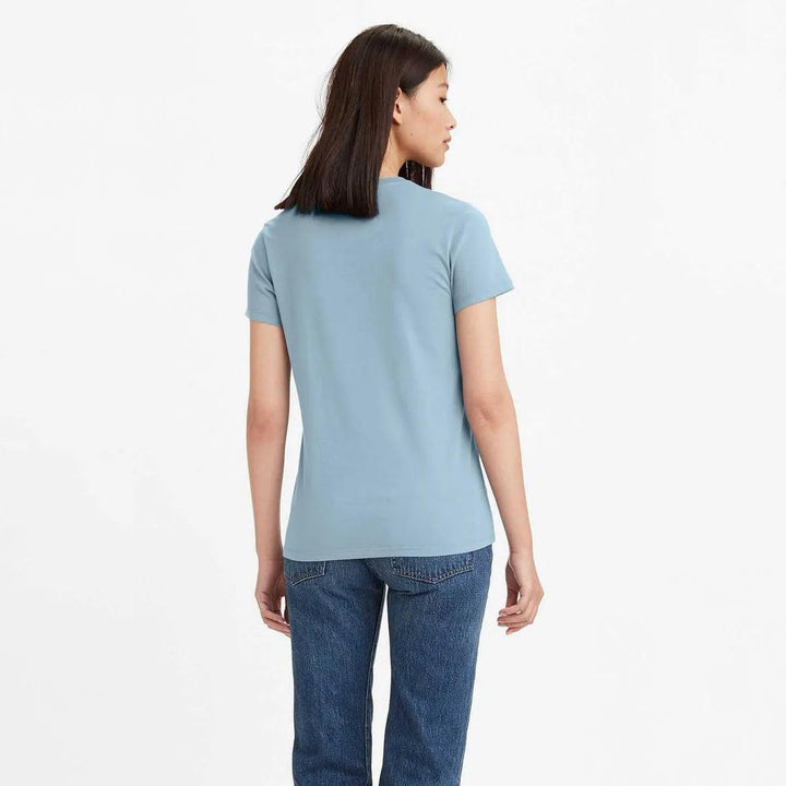 Camiseta Levi's® The Perfect Azul Claro Manga Curta - Strut