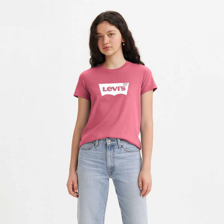 Camiseta Levi's® The Perfect Rosa Manga Curta - Strut