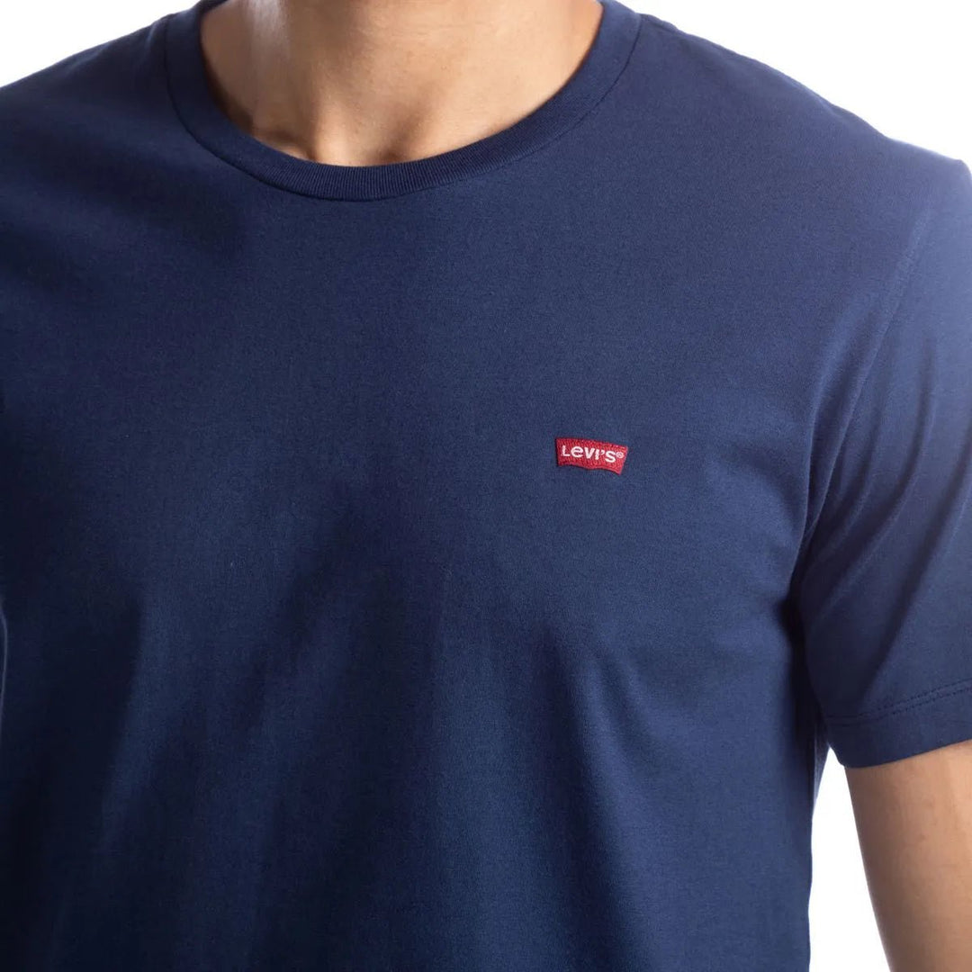 Camiseta Levis® Original Hm Azul Marinho Manga Curta - Strut