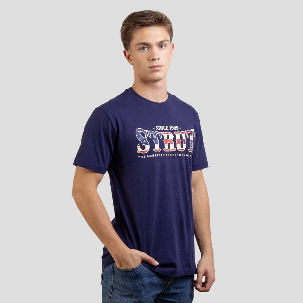 Camiseta Masculina Gola Redonda Strut American Western Cowboys - Strut
