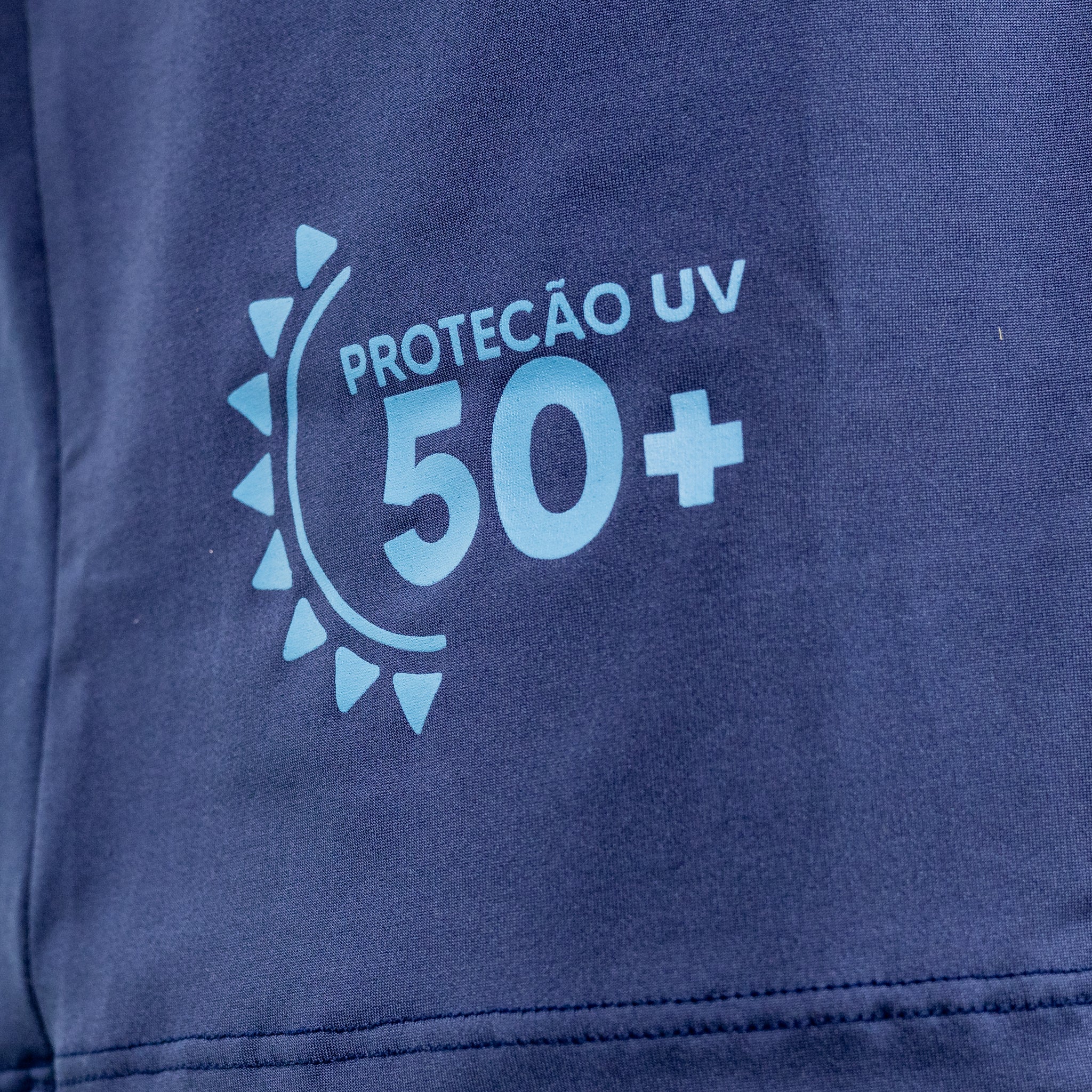 Camiseta Masculina Proteção UV 50+ Azul Marinho - Strut