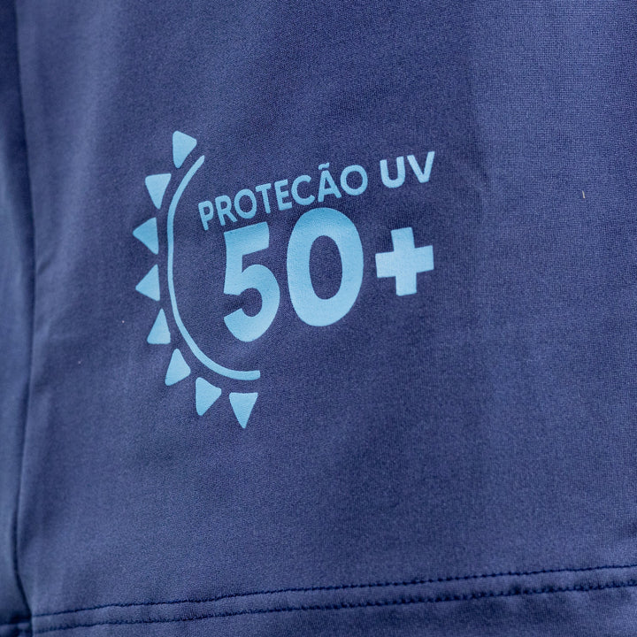 Camiseta Masculina Proteção UV 50+ Azul Marinho - Strut