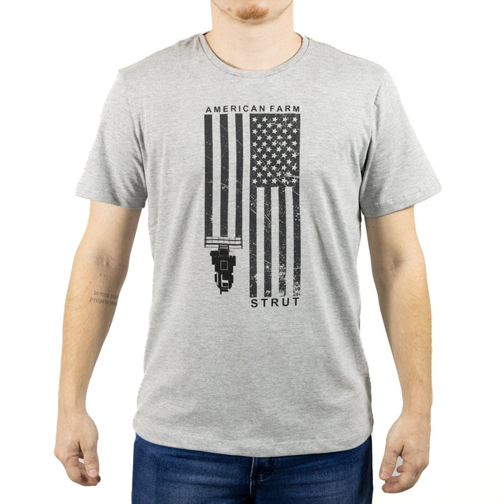 Camiseta Strut Estampada American Farm Cinza - Strut