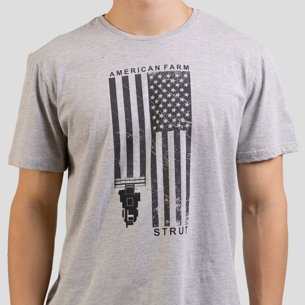 Camiseta Strut Estampada American Farm Cinza - Strut