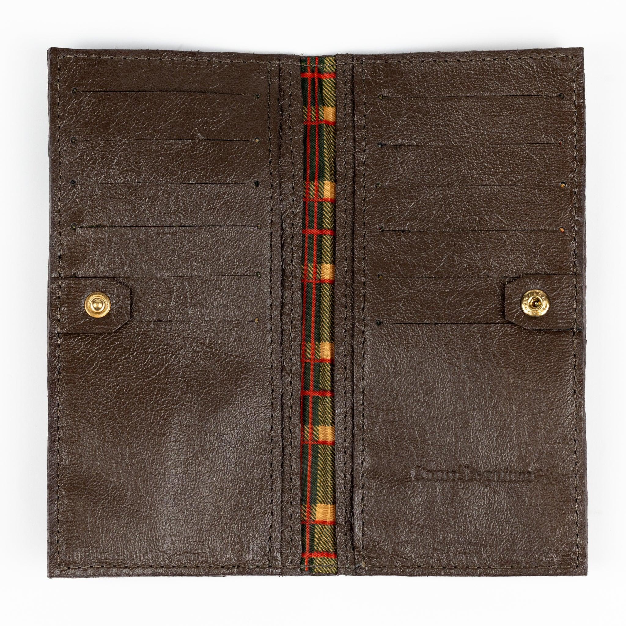 Carteira Strut em Couro de Jacaré Tabaco - Strut