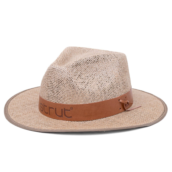 Chapéu Redondo de Juta Forrado Strut - Strut
