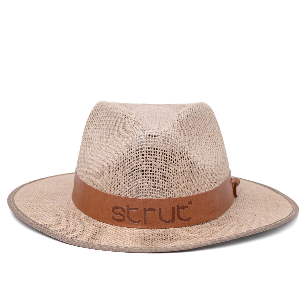 Chapéu Redondo de Juta Forrado Strut - Strut