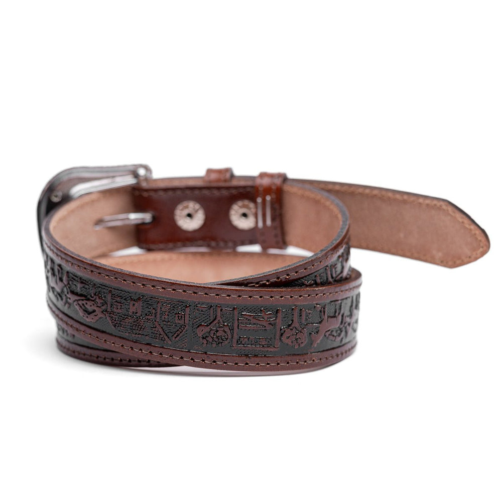 Cinto Country Infantil Entalhado Havana - Strut