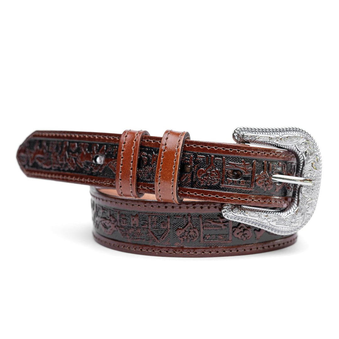 Cinto Country Infantil Entalhado Havana - Strut