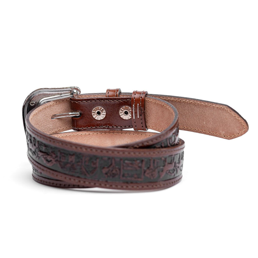 Cinto Country Infantil Entalhado Havana - Strut