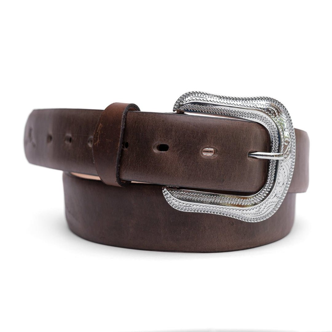 Cinto em Couro Bovino Envelhecido Brown - Strut