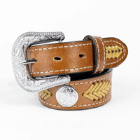 Cinto Infantil em Couro Bovino Adoniro´s Caramelo - Strut