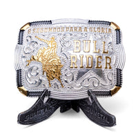 Fivela Sumetal Country Masculina Touro Bull Rider 8 Segundos Para Gloria - Strut