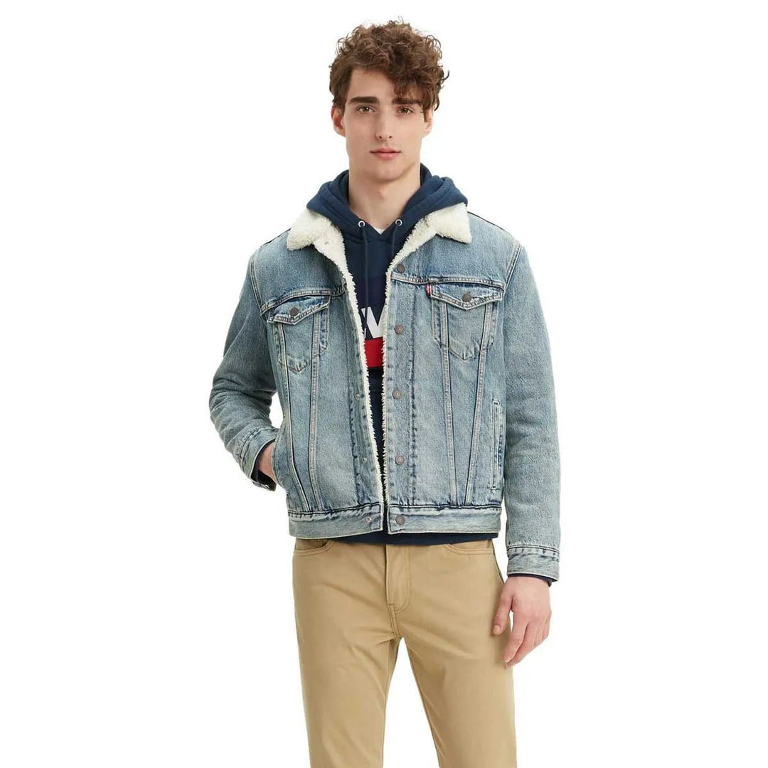 Jaqueta Jeans Levi's® Sherpa Trucker Type III - Strut