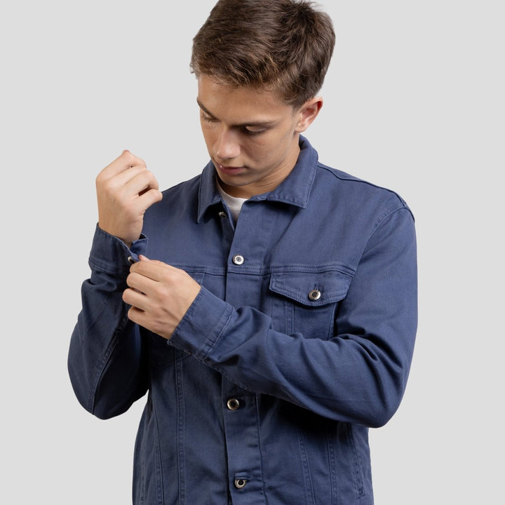 Jaqueta Masculina Strut Sarja Blueberry Vintage - Strut