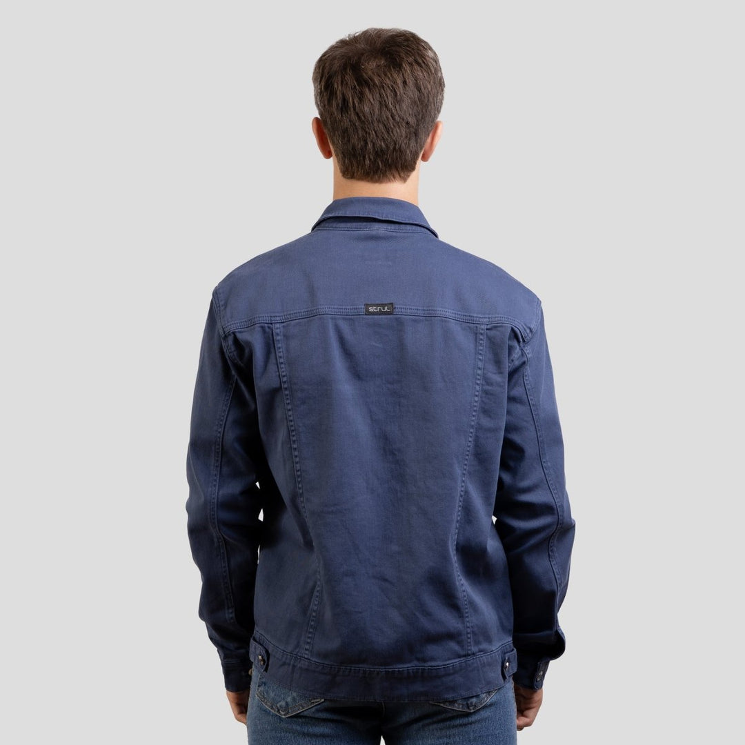 Jaqueta Masculina Strut Sarja Blueberry Vintage - Strut