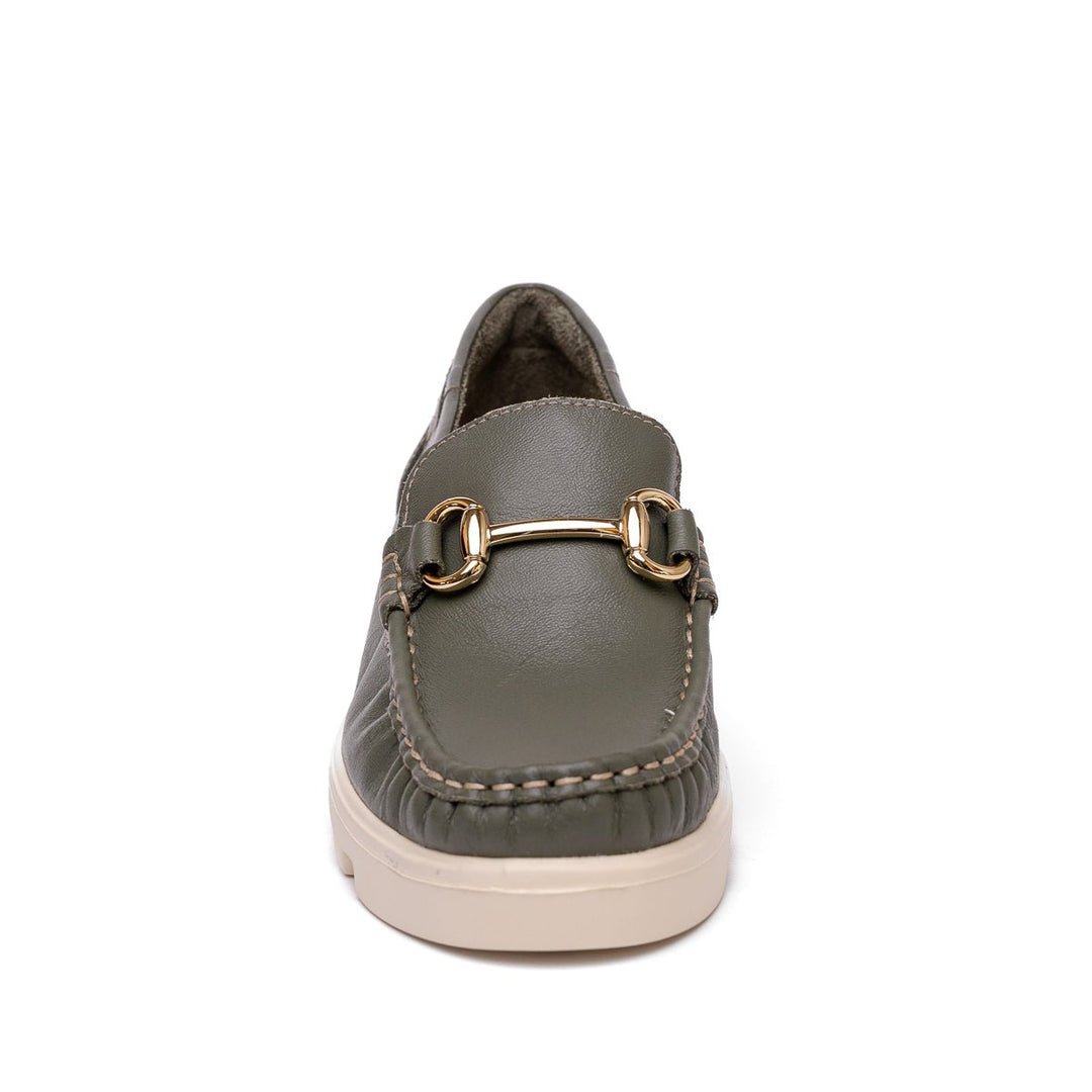 Mocassim Feminino Strut Confort - Oliva - Strut