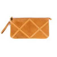 Necessaire Strut em Couro Camurça - Chestnut - Strut