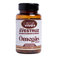 Óleo de Avestruz 60 Cápsulas de 500mg - Strut