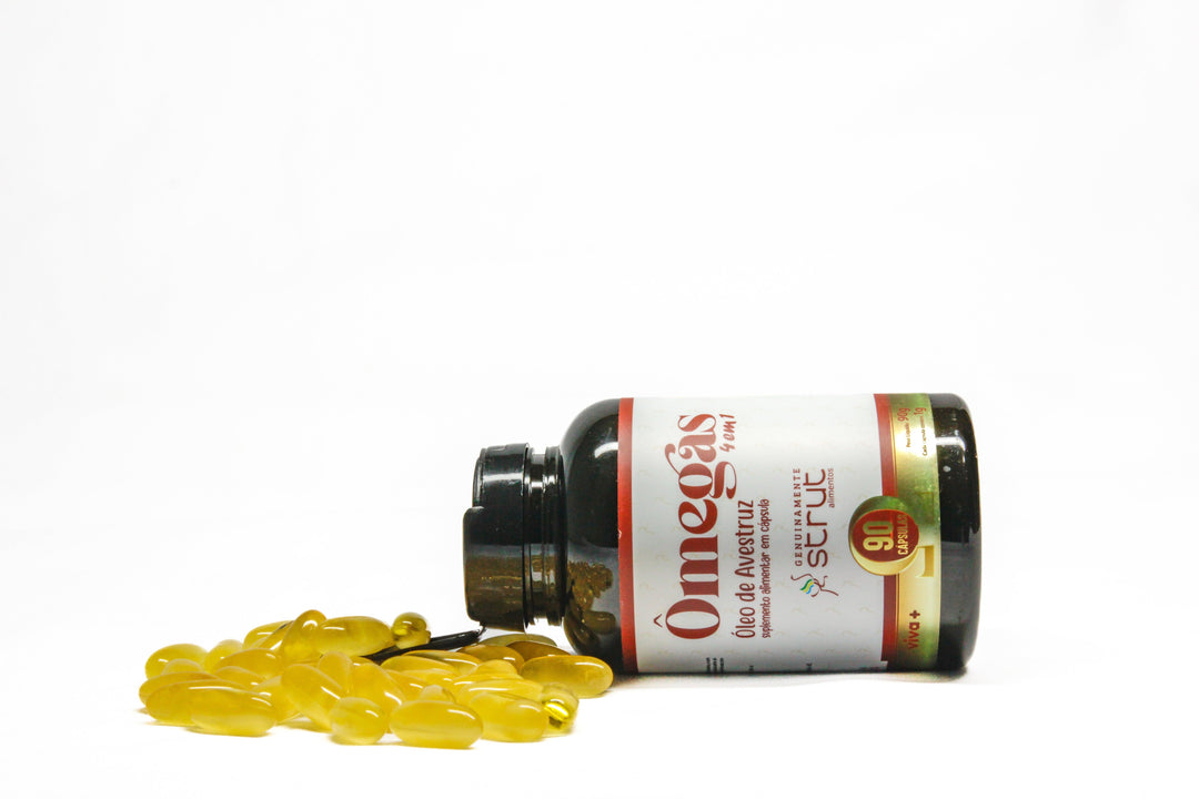 Óleo de Avestruz 90 Cápsula de 1000mg - Strut