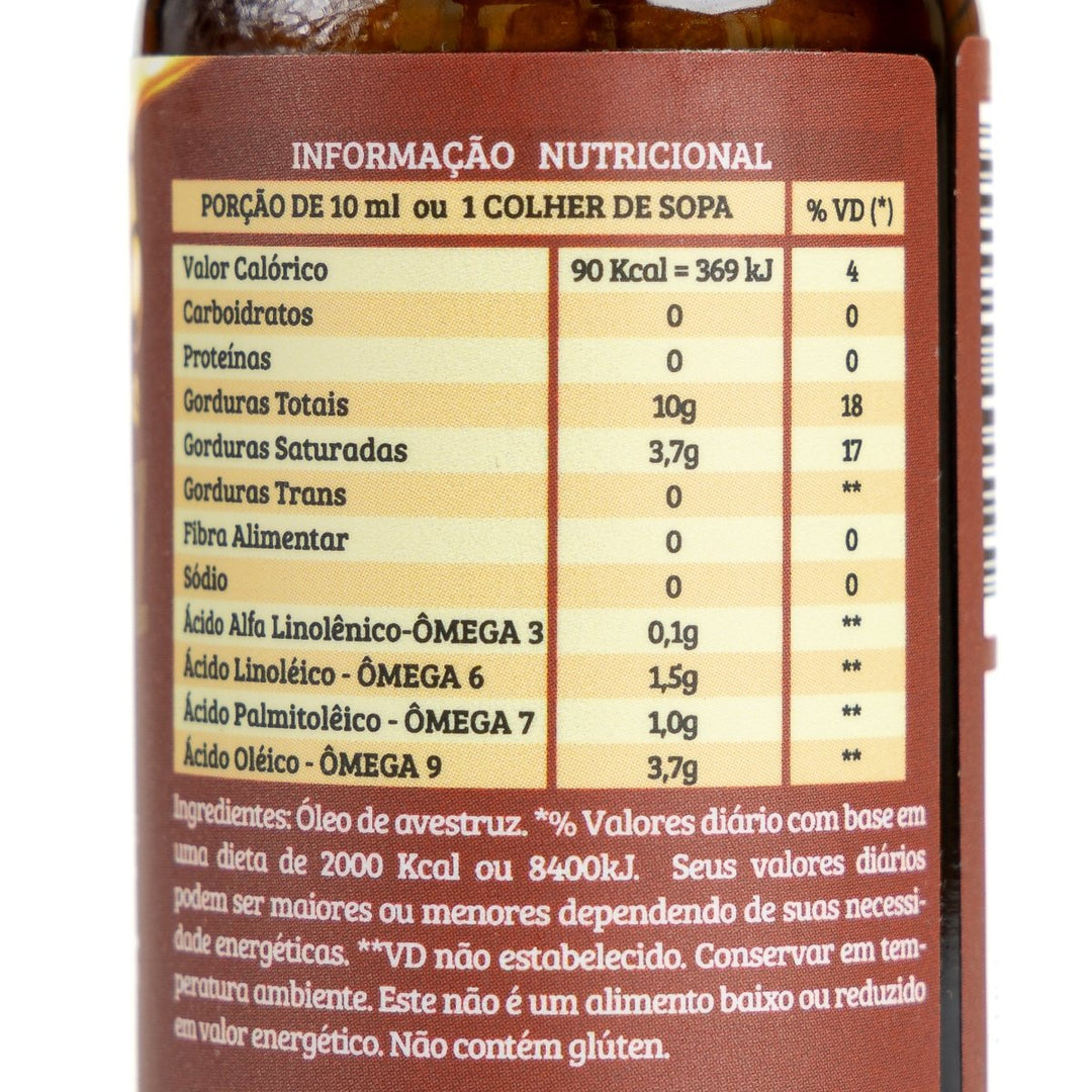 Óleo de Avestruz em Gotas 50ml - Strut