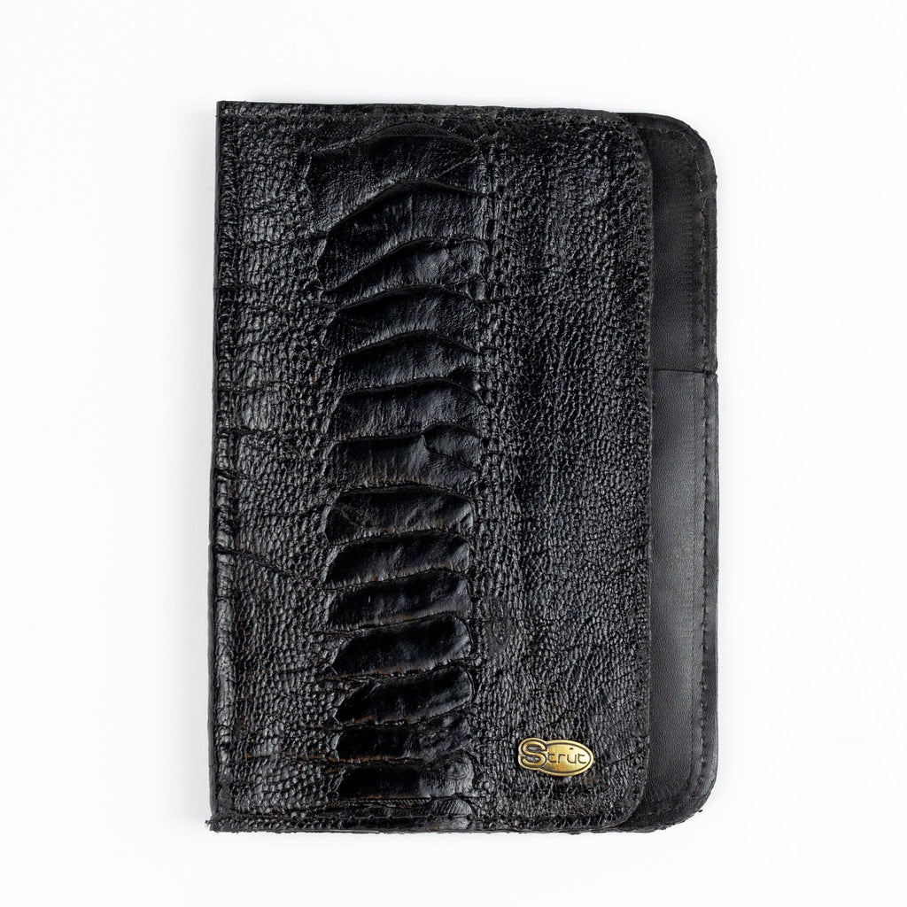 Porta Passaporte em Couro de Canela de Avestruz – Strut