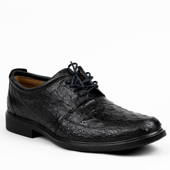 Sapato Masculino Opanaken Couro de Avestruz Preto - Strut