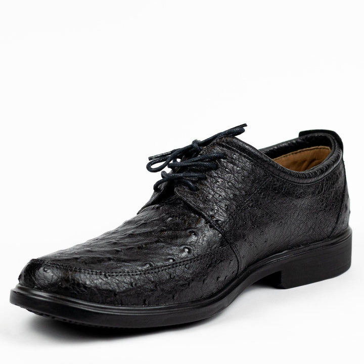 Sapato Masculino Opanaken Couro de Avestruz Preto - Strut