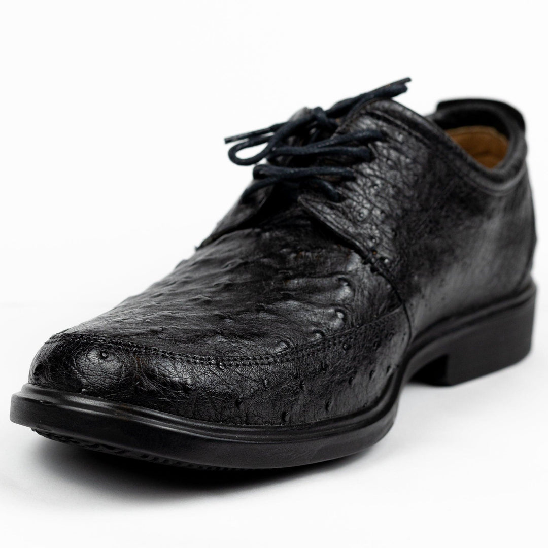 Sapato Masculino Opanaken Couro de Avestruz Preto - Strut