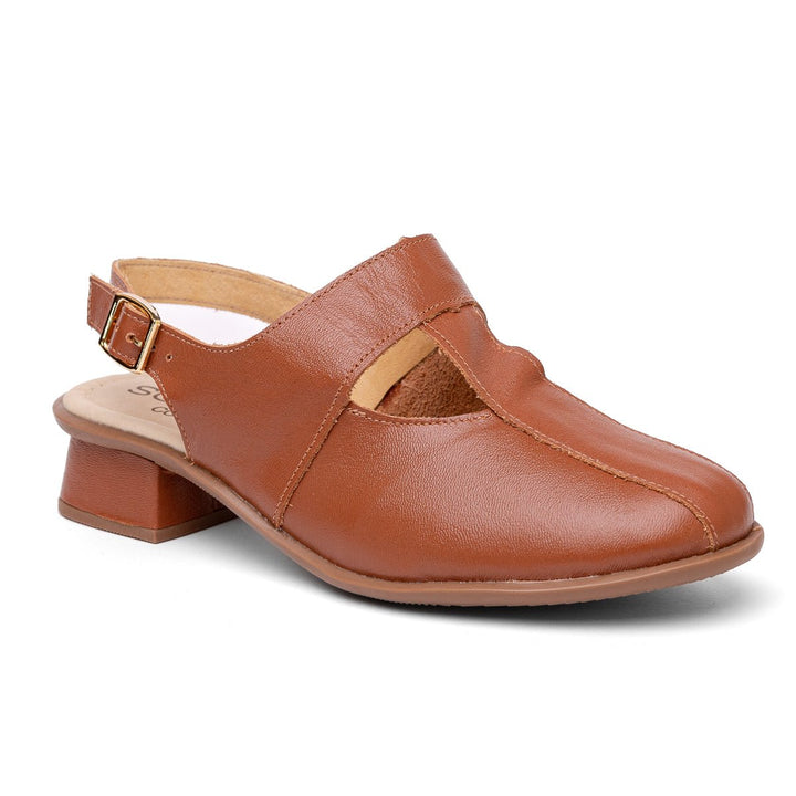 Slingback Feminino Strut Confort - Ferrugem - Strut