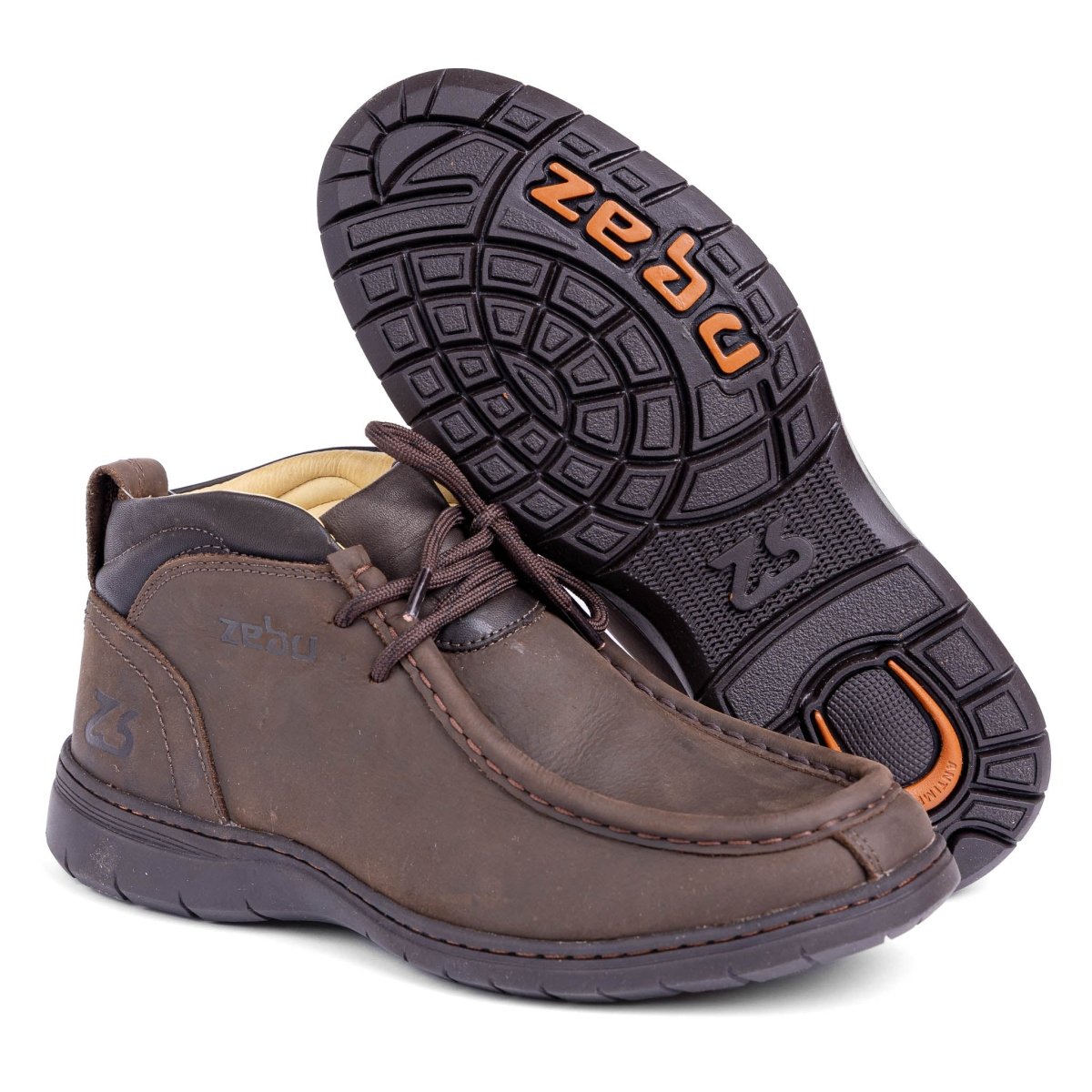 ウッキー Tênis Masculino Destroyer Zebu Original em Couro Graxo – Strut